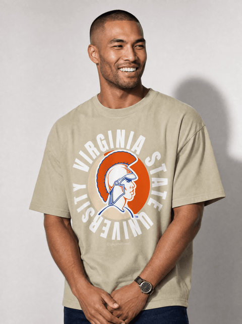 Virginia State University - Full Circle Oversized T-Shirt - DungeonForward