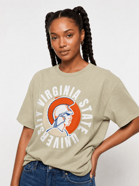 Virginia State University - Full Circle Oversized T-Shirt - DungeonForward