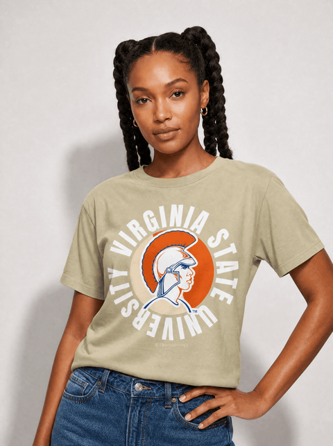 Virginia State University - Full Circle Oversized T-Shirt - DungeonForward