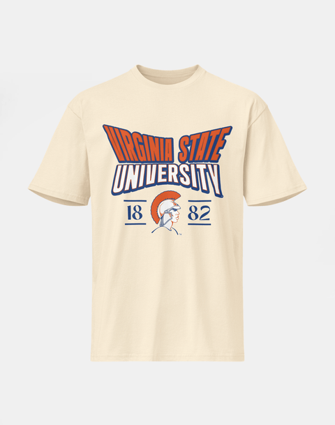 Virginia State University - HBCU - Stretch Logo Tshirt - DungeonForward