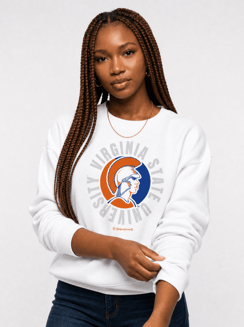 Virginia State University - Trojan Country - Full Circle Extra Comfy Sweatshirt - DungeonForward
