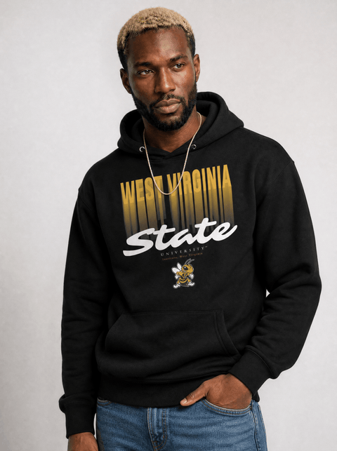 West Virginia State University - Fade Hoodie - DungeonForward
