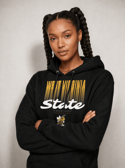 West Virginia State University - Fade Hoodie - DungeonForward