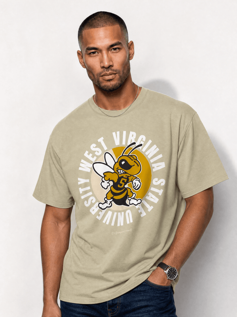 West Virginia State University - Full Circle Oversized T-Shirt - DungeonForward