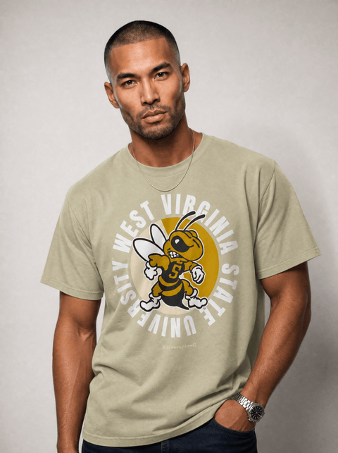 West Virginia State University - Full Circle Oversized T-Shirt - DungeonForward