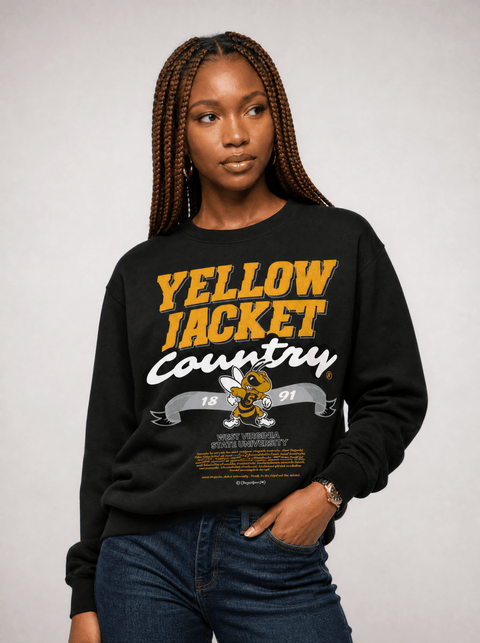 West Virginia State University - Yellow Jacket Country - Classic Sweatshirt - DungeonForward