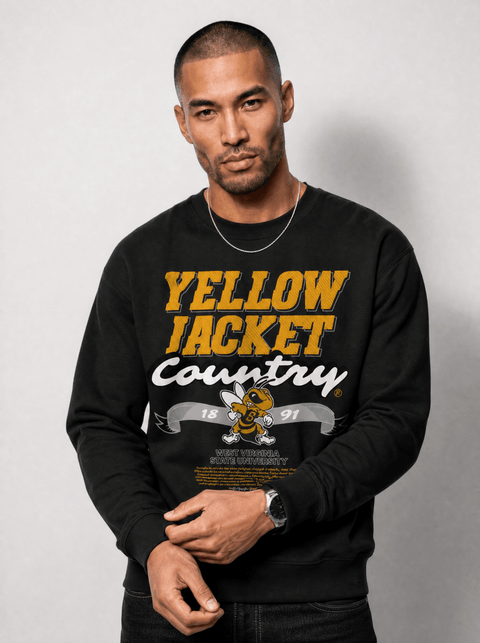 West Virginia State University - Yellow Jacket Country - Classic Sweatshirt - DungeonForward