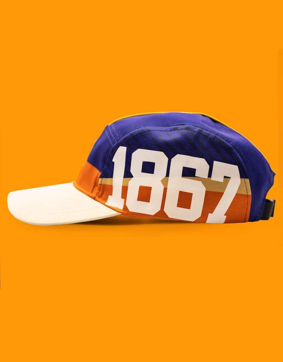 Dungeon Forward The Yard Collection HBCU Crowns Hat - Officially Licensed Shaw University Tan Brim Hat