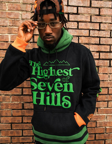 カリファミ様3月15日まで専用GREEN  HOODIE Lサイズ　umww dungeonforwardtriplestrike-the